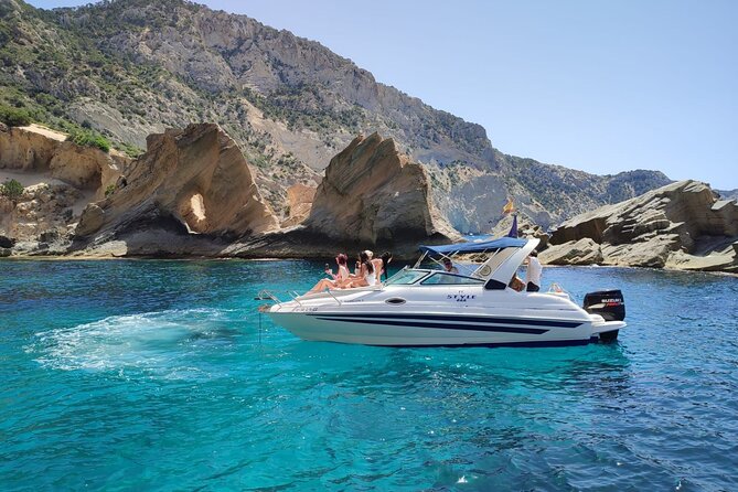 3 hour boat trip around the west coast of IBIZA - Stop 1: Cala Bassa Snorkeling for 1.5 Hours