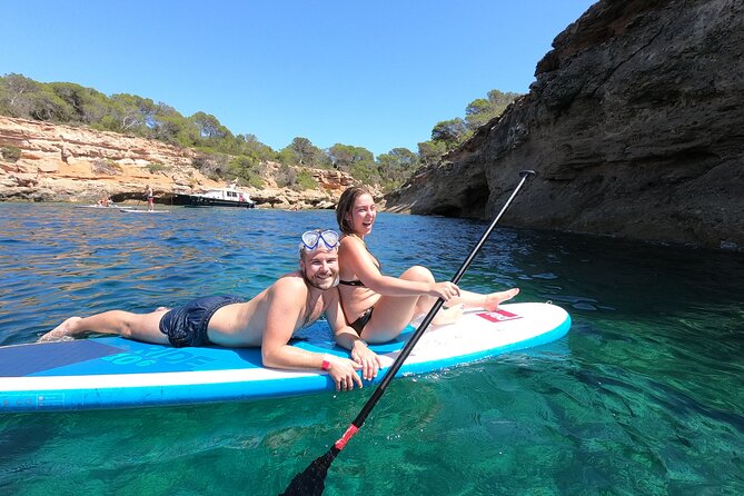 3 Hours All Inclusive Boat Trip Ibiza - Included watersports: snorkeling gear, kayaks, and stand-up paddle boards