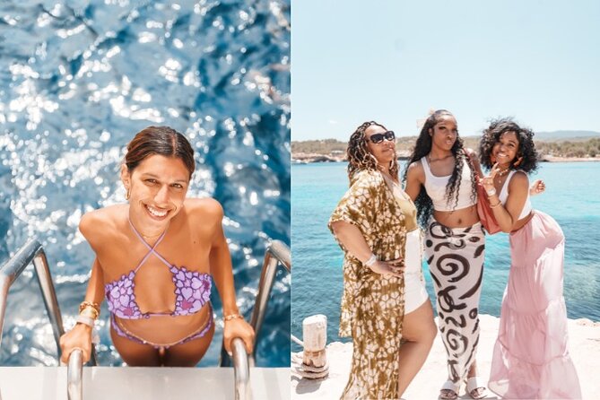 5 Hour Adults Ibiza Boat Trip + lunch, 6 drinks, SUP Boards & DJ - Lunch and Up to 6 Drinks: Good Value, With One Caveat