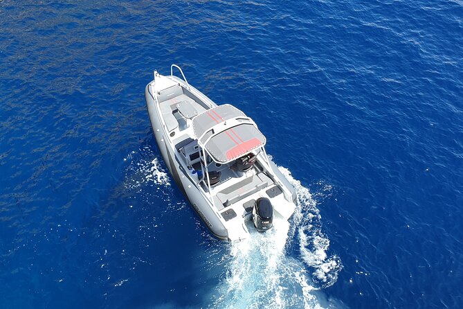 8 Hour Boat Rental Aqua Spirit 585DC in Ibiza - San Antonio’s base makes the whole day easier