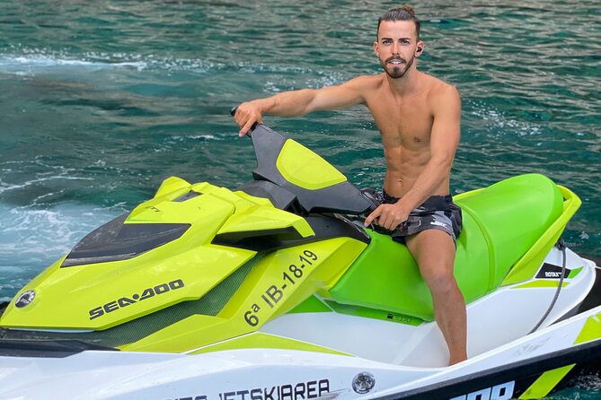 Atlantis Jet Ski Tour From San Antonio - The “natural pool” beach stop: why 250 meters matters