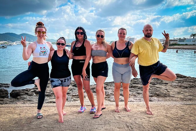 Beach Yoga San Antonio Ibiza - Timing in Ibiza: Tuesday 10:00, Wednesday Sunset, Friday 11:00, Saturday 13:00