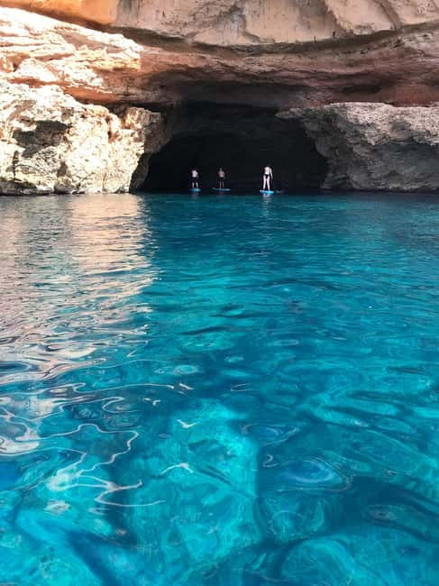 Curso de PaddleSurf, Visita Cuevas y Calas secretas, Snorkel - Snorkeling in Clear Water: Gear Provided, Stops Built In