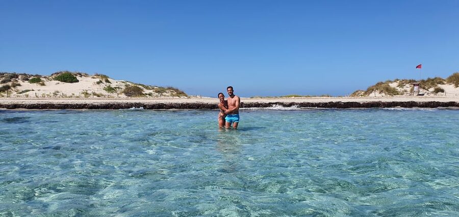 Day Sail tour from Ibiza to Formentera - Stop 1 at Ses Illetes: snorkeling time in the clearest water