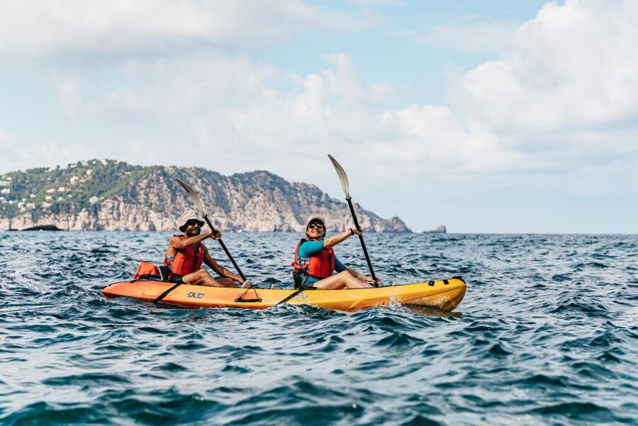 Es Figueral: Guided Kayaking and Snorkeling Tour - Kayaking From Es Figueral Into Ibiza’s North-East Marine Waters