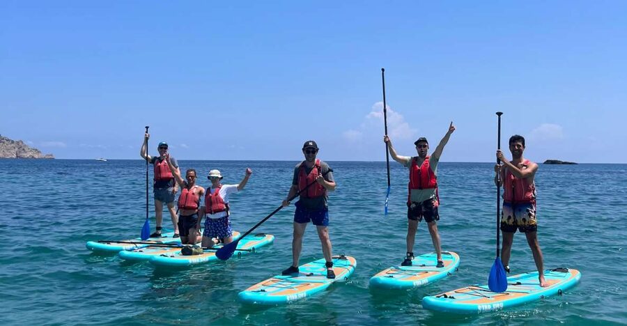 Es Figueral: Standup Paddleboarding Adventure - Learning the Board in Open Water Before the Good Stuff