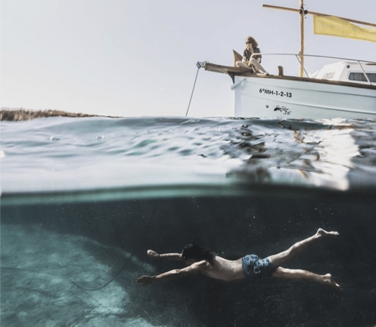 From Formentera to Espalmador and Illetes - Paddle surf time: calm-water fun built into the day