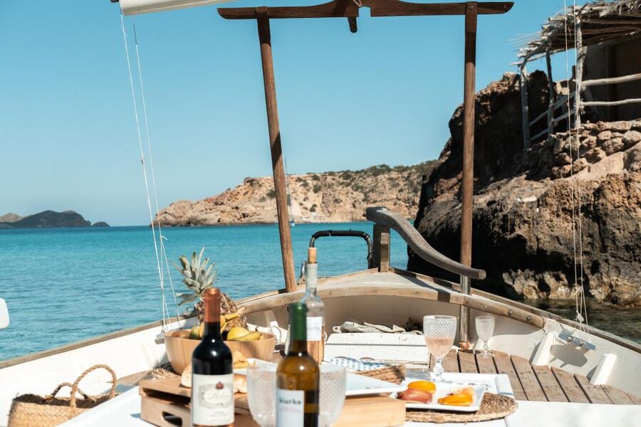 From Sant Josep: Es Vedra & Atlantis Sailboat Cruise - The 4-Hour Flow: Sail, Spot the Coast, Then Snorkel