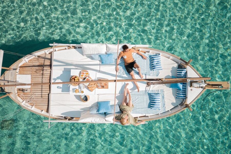 From Sant Josep: Es Vedra & Atlantis Sailboat Cruise - Sailing Old Ibiza Style: Why a Llaut Is the Point