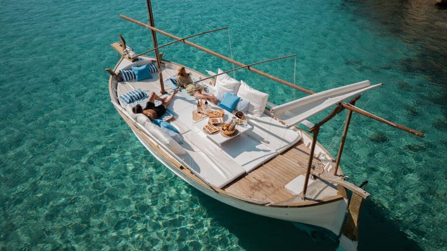 From Sant Josep: Es Vedra & Atlantis Sailboat Cruise - Price and Value: $782 for Up to 6 People