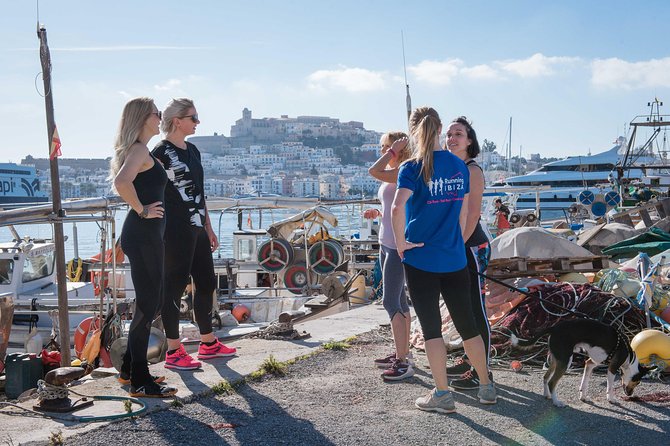 Full Running Tour of Ibiza Town - Marina Ibiza Port Loop: Corsairs to Hippies Stories Along the Water
