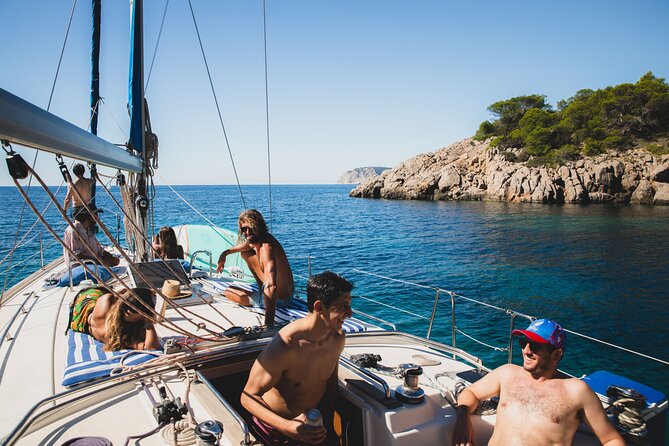 Half Day Private Sailboat around Ibiza's Coves - Stop 2: Porroig—snorkeling-friendly coves and a secret cave moment