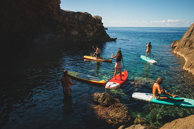 Half Day Private Sailboat around Ibiza's Coves - What’s included: snorkeling gear, SUP, and a real restroom