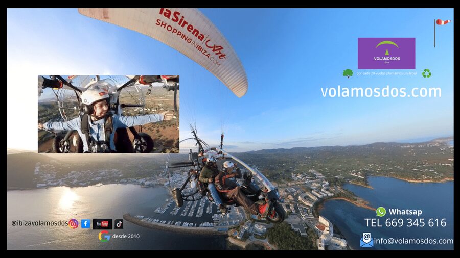 Ibiza: 25min Motorized Paragliding Flight - How fast is 30 minutes, really? What it feels like in the air