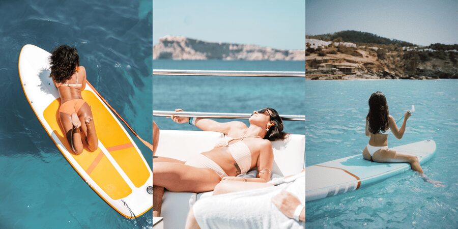 Ibiza: Adults-Only Cruise with Drinks, Food, Snorkel, and DJ - Cala Bassa: a quick 30-minute beach moment