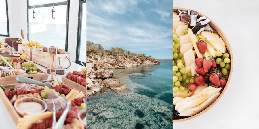 Ibiza: Adults-Only Cruise with Drinks, Food, Snorkel, and DJ - The Cala Comte swim zone: your main water playground