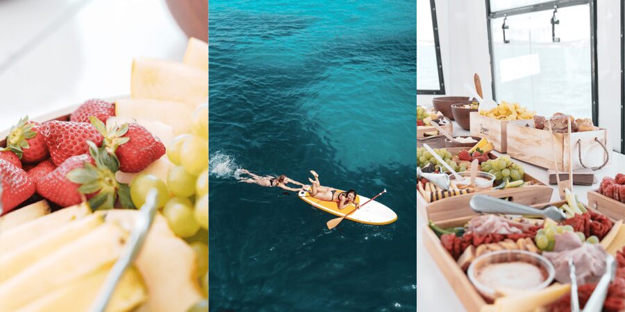 Ibiza: Adults-Only Cruise with Drinks, Food, Snorkel, and DJ - Drinks, graze board lunch, and the onboard DJ energy