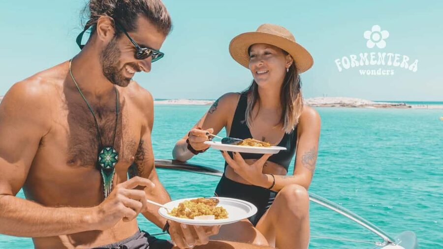 Ibiza: Boat Trip to Formentera with Open Bar and Paella - S’Espalmador: the in-between island stop where sea time starts fast