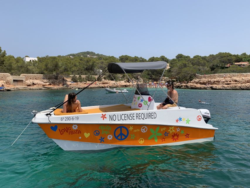 Ibiza: Discover the best coves in a boat driven by yourself - Cost and value: $283 for up to 6 plus gas