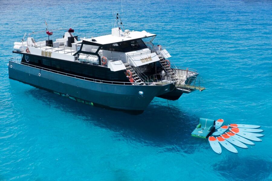 Ibiza: Formentera Cruise at Ibiza Boat Club - Wine tasting and the open bar: sangria, Aperol Spritz, and beer on demand