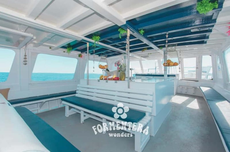Ibiza: Formentera Cruise Breakfast, Paella, OpenBar & Sports - VIP Bali beds: worth it only if you plan to stay put