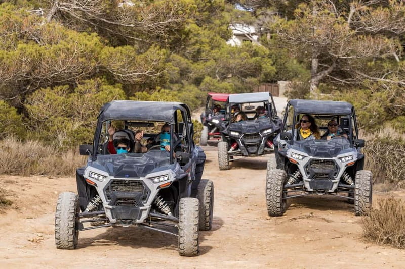 Ibiza: Guided Buggy Tour with Beach Stops - The 2.5-Hour Route: From Time And Space To Cala Comte