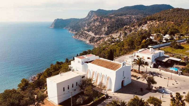 Ibiza: Half Day Island Tour with Iconic Photo Spots - Cala Comte plus Time and Space: art geometry meets sea views