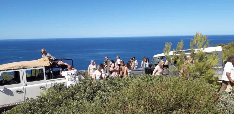 Ibiza: Jeep Safari Island Exploration - The Beach Stop and Mediterranean Swimming Time