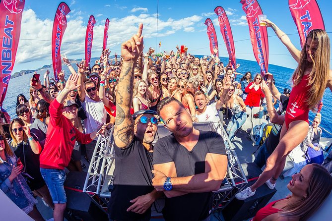 Ibiza Ocean Club Boat Party with 3 Hours Premium Drinks and DJ - After-Party at Bora Bora Ibiza and Free Entry to Club Night