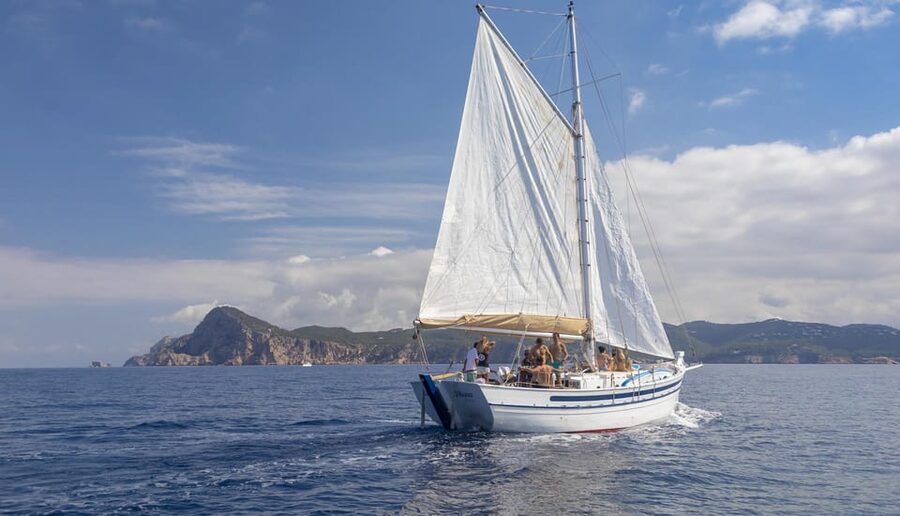 Ibiza: Private Sailboat with Premium Open Bar, Food & Music - A restored 1930s yacht, not a party bus