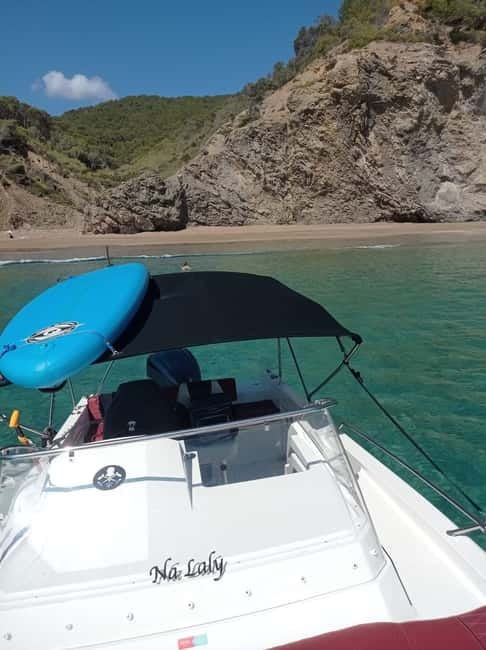 Ibiza: short "north of the island" tour from the sea in a private boat - Onboard comfort on Na Laly: what’s included and what to bring