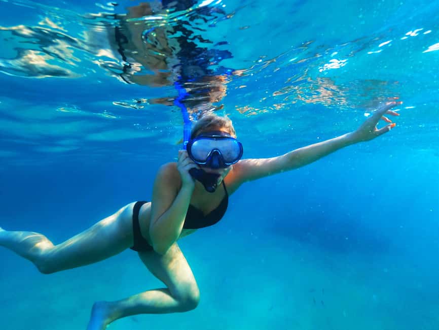 Ibiza: Snorkeling and SUP Paddle, Beach and Cave Boat Tour - The 3-hour flow: two swimming stops plus cruising time