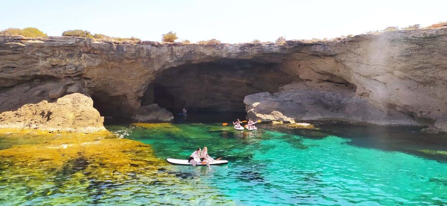 Ibiza: Snorkeling, Sunset Beach and Cave Boat Trip - Sunset Hour with Champagne: Open Bar Vibes on the Way Back