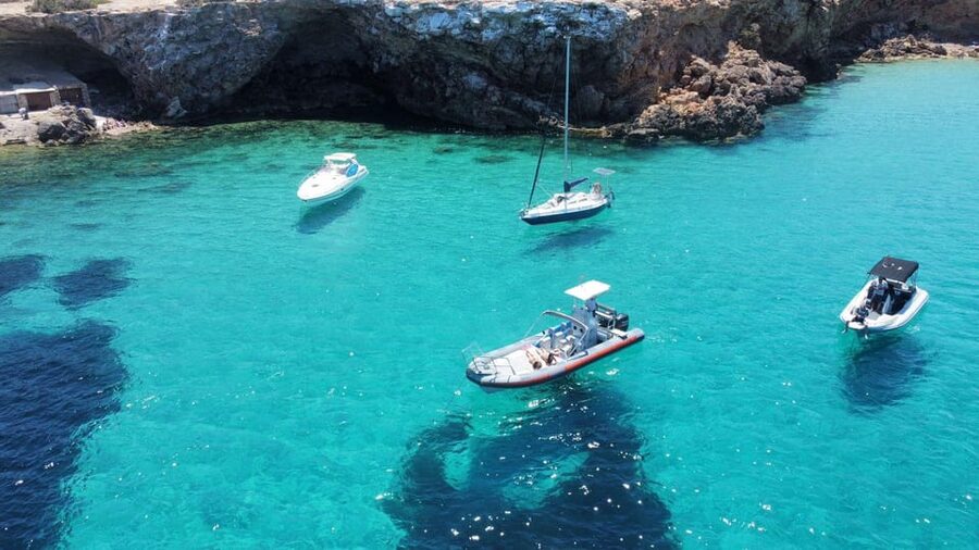 Ibiza: SpeedBoat trip to Atlantis & Es Vedra Snorkel+Paddle - Cala Comte: the second swim stop that seals the deal