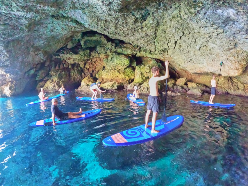 Ibiza: Stand-Up Paddle Boarding Trip to Secret Caves - The guided paddle: secret caves and inaccessible calas