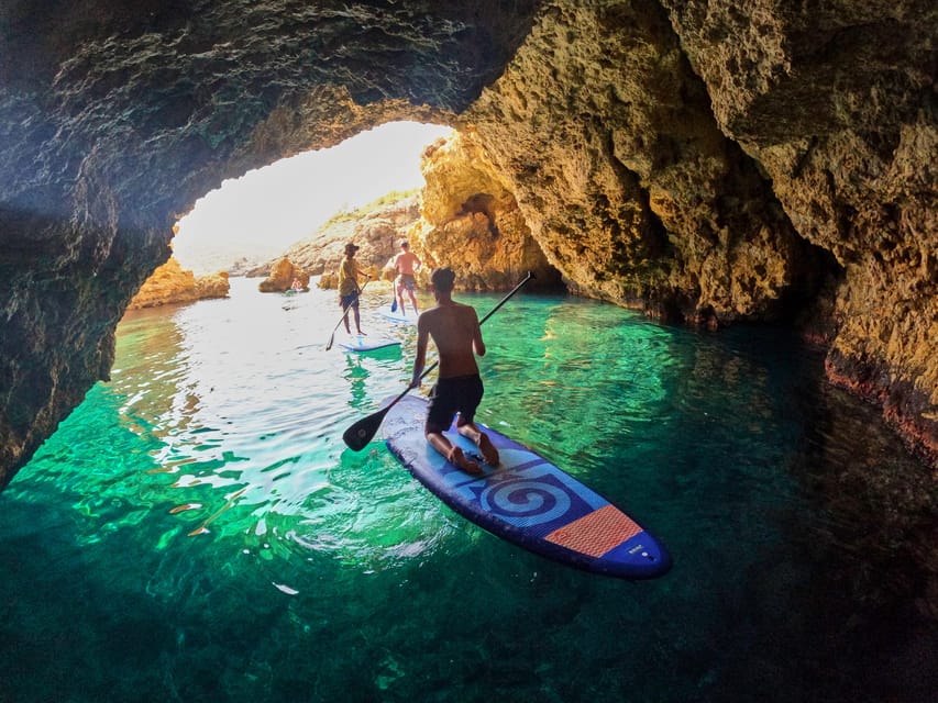 Ibiza: Stand-Up Paddle Boarding Trip to Secret Caves - Optional rock-jump moments (if your group wants them)