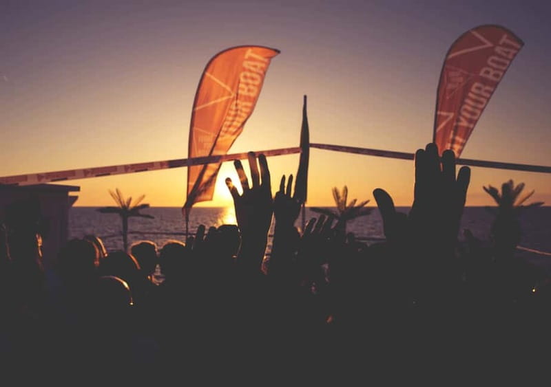 Ibiza: Sunset Boat Party Cruise with DJs with 2 Clubs - Sunset cruise basics: San Antonio timing and what 3 hours means