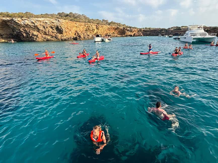 Ibiza: Sunset Boat Tour with Water Sports, Open Bar & Tapas - Finding the boat at Sant Antoni Port (hut Nº2)