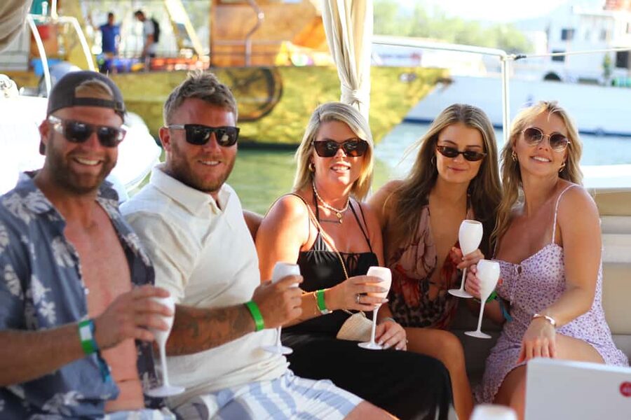 Ibiza: Sunset Boat Tour with Water Sports, Open Bar & Tapas - Sailing the northwest: coves, cliffs, and cave country
