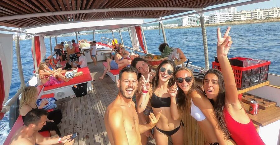 Ibiza: Sunset Boat Trip with Snorkeling, Kayaking, & Drinks - Getting started: safety briefing and the first cruising stretch