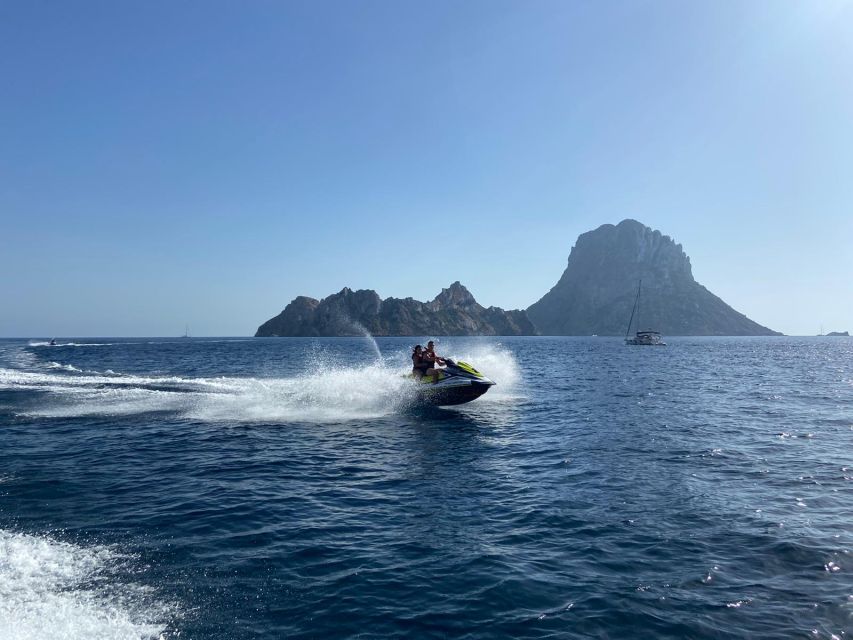 Jet Ski Tour to Es Vedra from San Antonio No license needed - Cala Comte: the photo scene stop on Ibiza’s west coast
