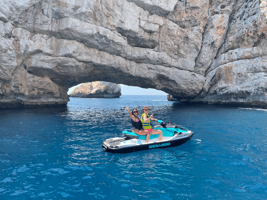 JET SKI TOUR to Margarita Island From San Antoni IBIZA - Isla Margarita From a Distance to Up Close