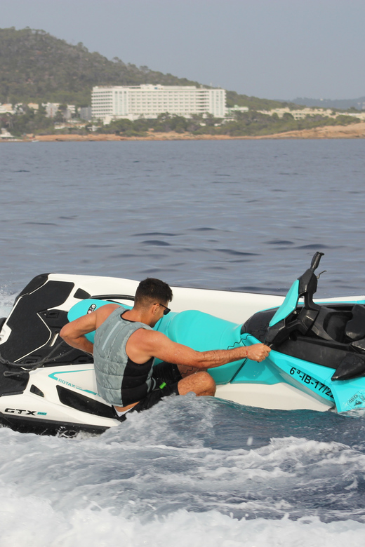 JET SKI TOUR to Margarita Island From San Antoni IBIZA - The 1-Hour Route: Coves, Red Cliffs, and the Punta Galera Angle