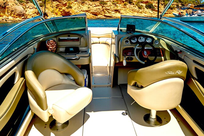 Private boat rental with snorkel in San Antonio, Ibiza - Luxury-mini-yacht vibes out of San Antonio de Portmany