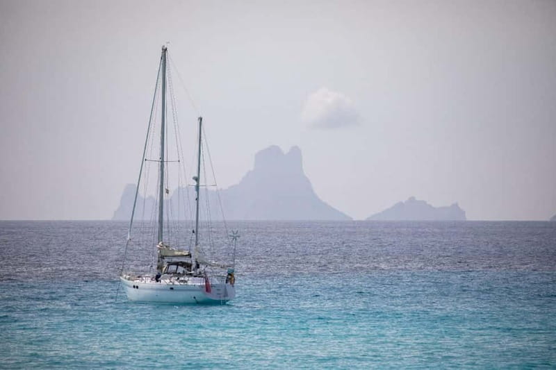 Private Sailing Experience Ibiza; Es Vedra at Sunset - The Main Event: Watching the Sunset Behind Es Vedrà with Music