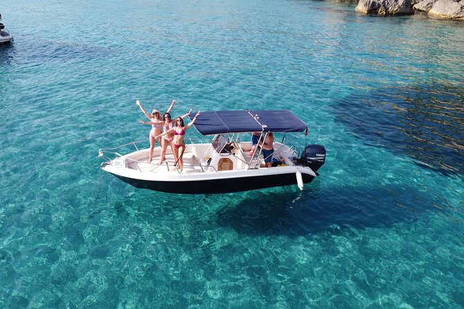 Private Tour along the Coast of Sant Antoni de Portmany - Cala Comte / Cala Conta Area: Anchored Water Time and Snorkel Courage