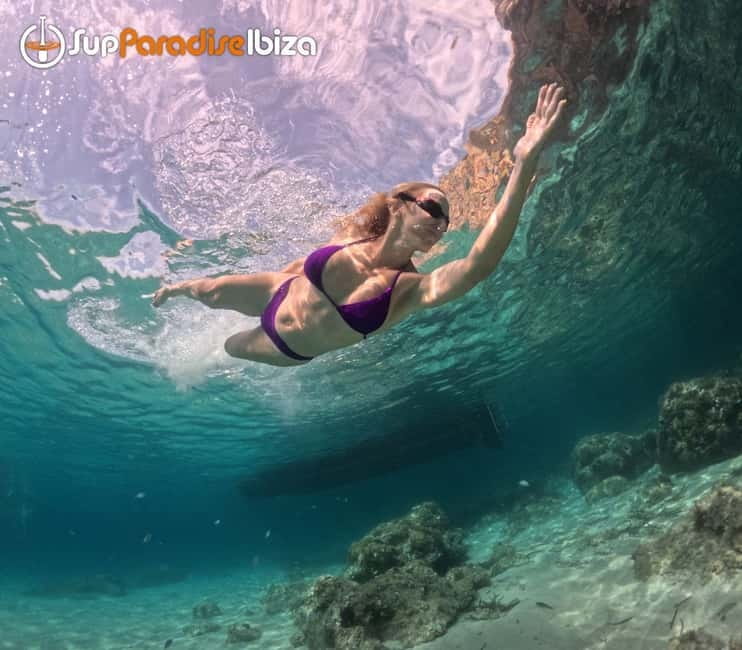 SANT ANTONI: ALL INCLUDED PADDLE SURF&SNORKEL TOUR BOAT - Group Size and the Feel of the Day