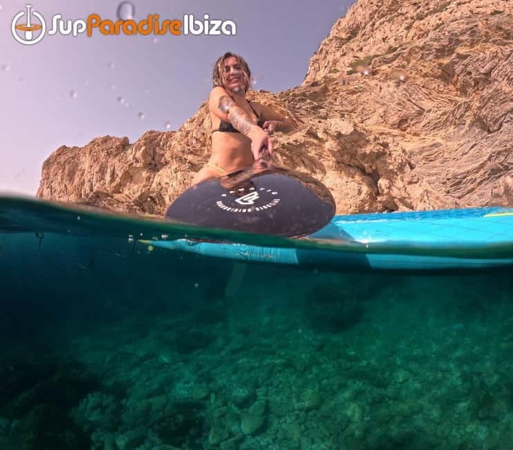 SANT ANTONI: ALL INCLUDED PADDLE SURF&SNORKEL TOUR BOAT - Photos as a Built-In Souvenir, Not an Afterthought