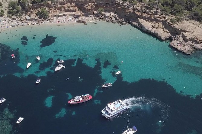 Sunset Beach Hopping Cruise, Cala Comte and Cala Bassa, SUP and snorkelling - The smaller bay and possible coastal passes (Tarida and Salada)