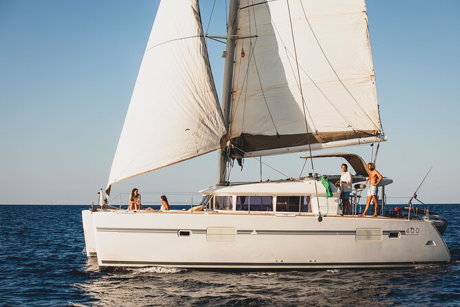 Unforgettable experience in Catamaran Ibiza - LAGOON 400 - Es Torrent: Emerald Water and the First Real Swim Mood